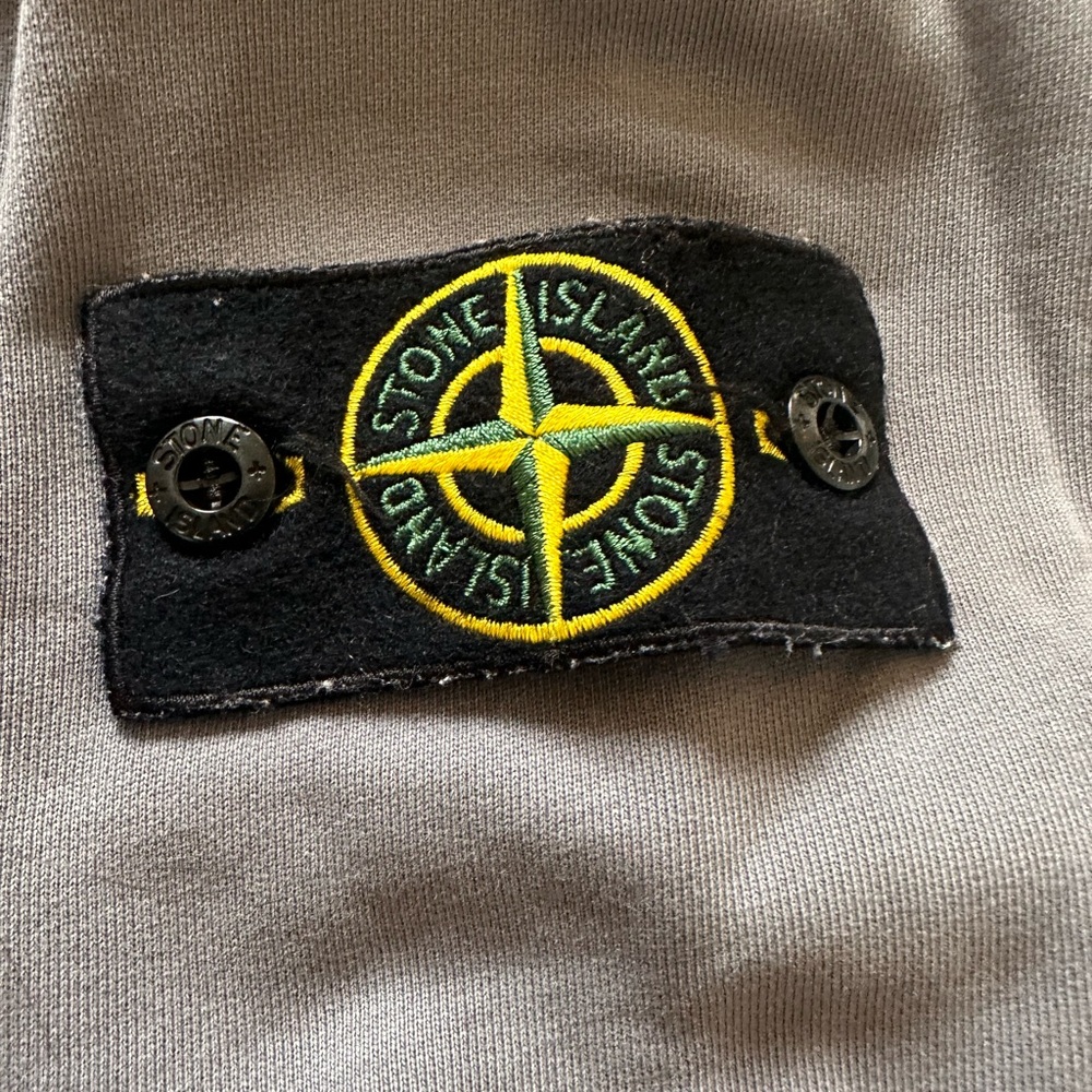 Stone island organic cotton fleece hoodie - Picture 4 of 6